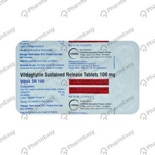 Vibite Sr 100 MG Tablet (15): Uses, Side Effects, Price & Dosage ...
