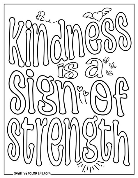 Printable Kindness Coloring Pages [2025]