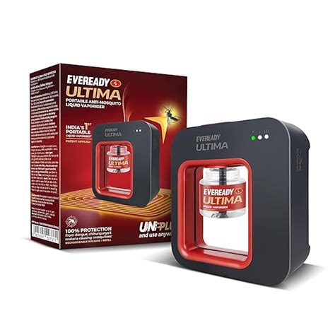 Eveready Ultima Portable Mosquito Repellent Machine + Refill, India's ...