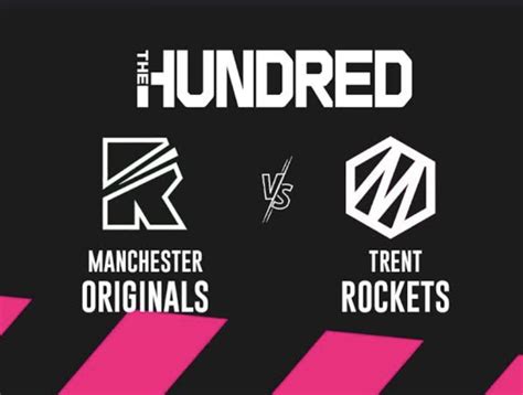 The Hundred Men’s Competition- The Trent Rockets vs Manchester ...