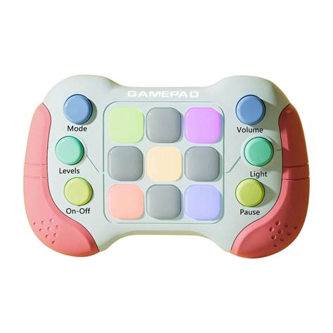 Red Fast Push Game Controller Toy With Flashing Lights For Kids ...
