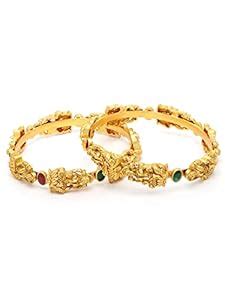 Buy Karatcart Antique Gold Plated Set of 2 Mata Laxmi Rajwadi Temple ...