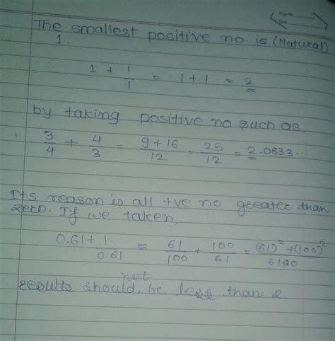 Prove that the sum of a positive number and its reciprocal is always ...