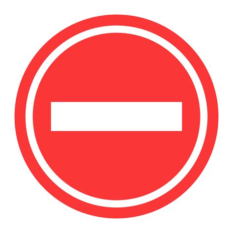 Image result for Prohibitory Traffic Sign Colors