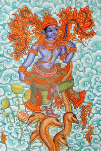Oshi - Krishna Fine Art Paper Print - Religious, Art & Paintings ...