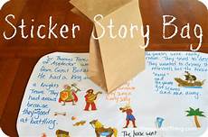 Story Songs Ideas by Sticker Story Bag Creating Stories Simple Play Ideas Story Songs Ideas