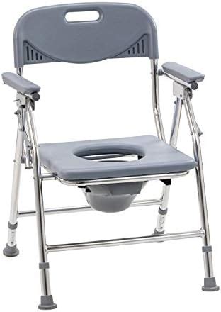 KosmoCare Deluxe Commode Chair – Heavy Duty | Height Adjustable Commode ...