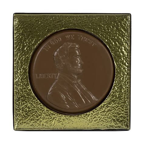 Giant-sized Milk Chocolate Lincoln Penny - Chocolate Pennies - BUNN ...