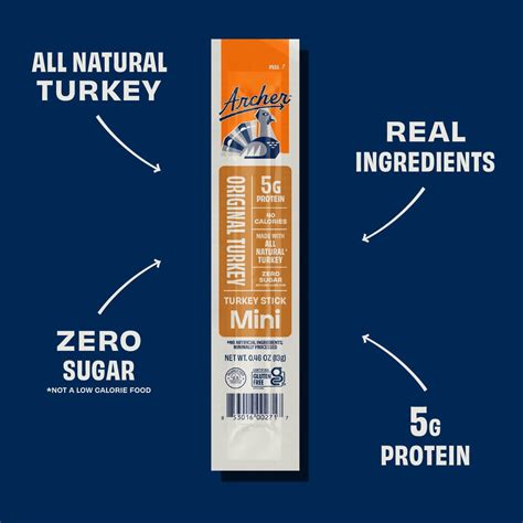 Original Turkey Mini Sticks – Archer Jerky