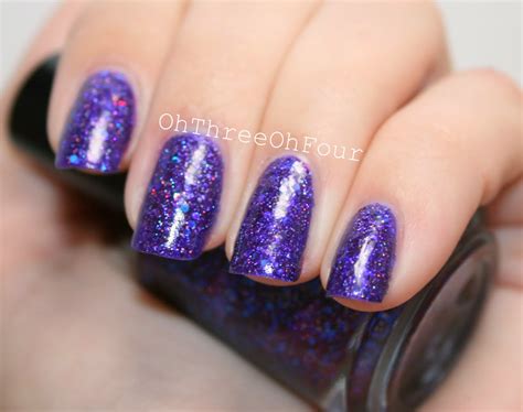 Oh Three Oh Four: Smitten Polish You're Turning Violet, Violet