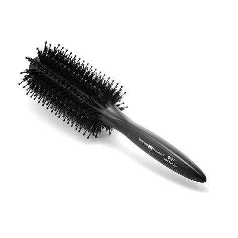 Round wood hair brush with boar bristles 9427 - Mont bleu Store