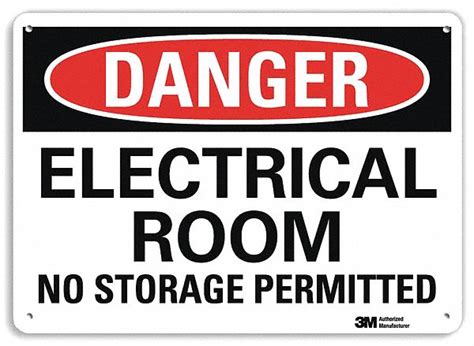 Aluminum, Mounting Holes Sign Mounting, Danger Sign - 34MT40|U3-1410-RA ...