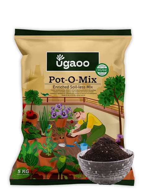 Buy Potting Mix |5 Kg Pot-O-Mix| Nutrient-Rich Soil for Healthy Plants