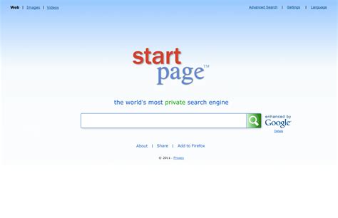 Startpage By Ixquick Search Engine