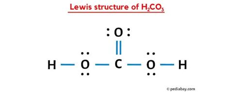H2CO3 Carbonic acid molecule — Stock Vector © MariaShmitt #114827402