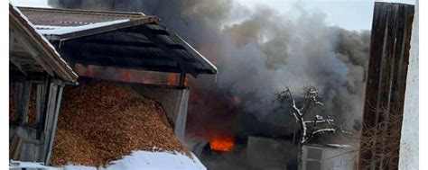 Hackschnitzelanlage in Vollbrand: Eine Viertel Million Euro Schaden ...