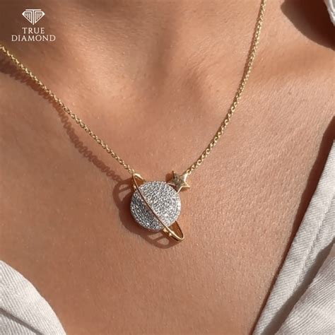 Aurora Veil 0.7 Carat Lightweight Pendant – True Diamond IN