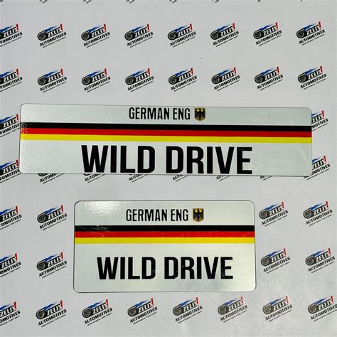 German Style Number Plate | Premium Design – Zelix Automotives