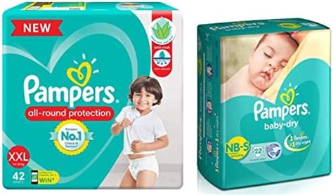 Buy Pampers All round Protection Pants, XXL Size, 42 Count & Taped ...