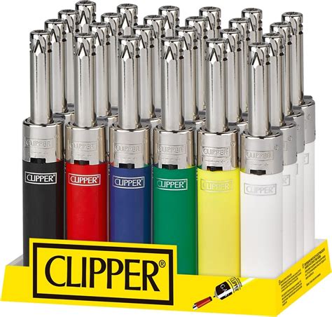 Amazon.com: Clipper - Mini Tube Reusable Lighter - Refillable Candle ...