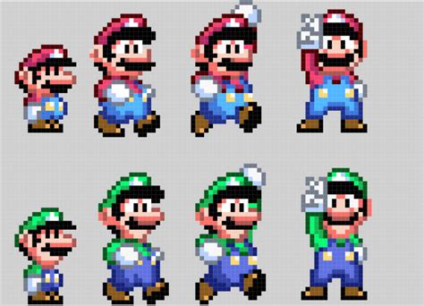 redrew some of the Super Mario World sprites | Fandom