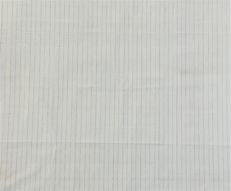 Rain Stripe Dobby Cotton Handloom Fabric - White