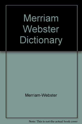 Buy Merriam Webster Dictionary Book Online at Low Prices in India ...