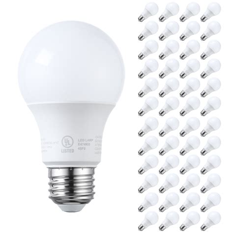 6 Pack Bioluz LED 60 Watt Light Bulb Replacement Warm White Non ...