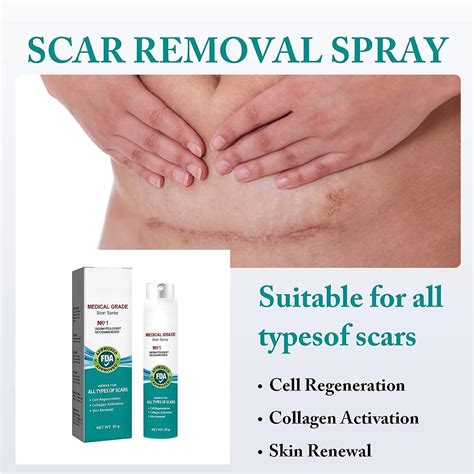 PARHAR Advanced Scar Repair Spray - For Facial Dark Spots, Surgical ...