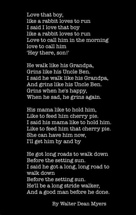 Love That Boy by Walter Dean Myers