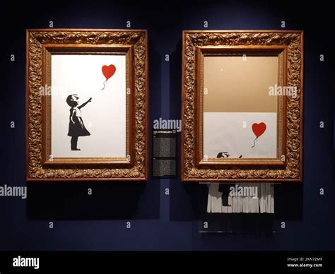 "Girl with Balloon" - Ausstellung Banksy im Technikum in Mülheim-Ruhr ...