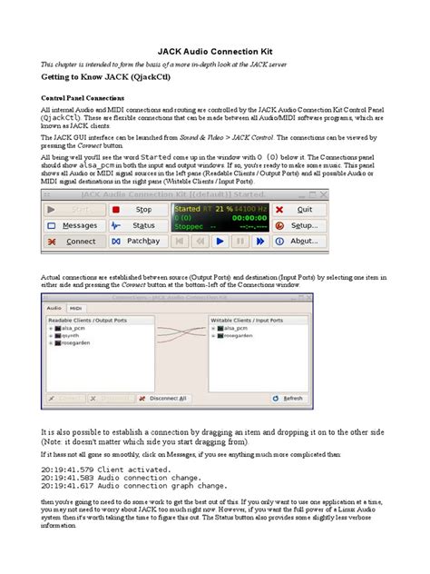 Image result for Jack Audio Connection Kit Tutorial
