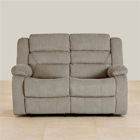 Buy Cairo NXT Fabric 3+2 Seater Recliner Set - Greige from Home Centre ...