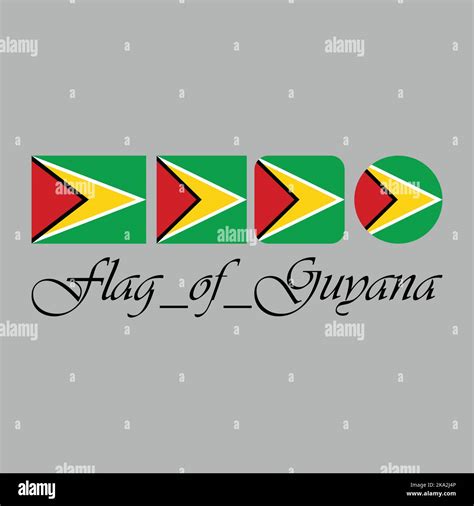 Flag of Guyana Stock Vector Image & Art - Alamy