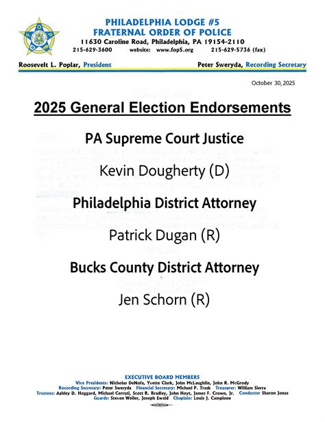 LATEST NEWS - FOP LODGE 5