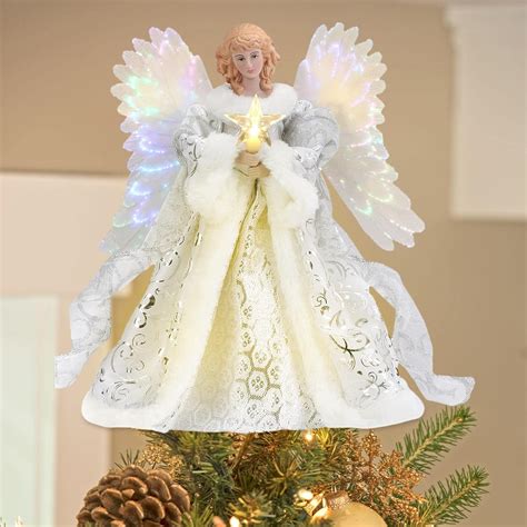 Buy Christmas Tree Topper Angel - Christmas Angel Tree Topper With ...