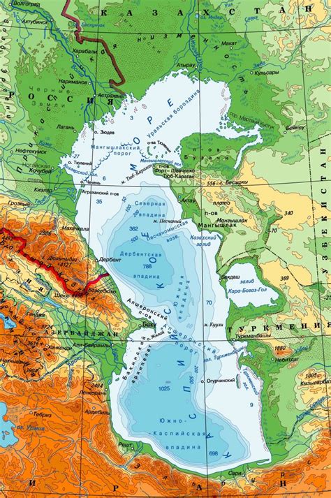 Каспийское море (крупнейшее озеро)