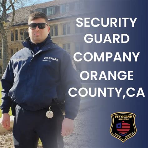 Security Guard Services Orange County - Fit Guard Services
