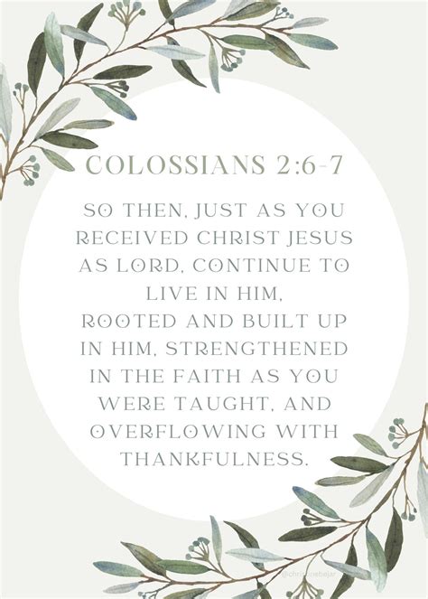 Colossians 2:6-7
