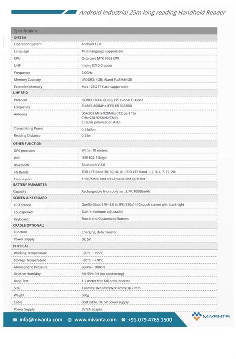 UHF Handheld Reader - RFG 101 UHF OTG Reader for Android Wholesale ...