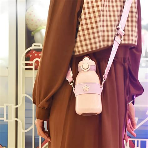 Kawaii Steel Water Bottle – 490ml – Her Dream Store