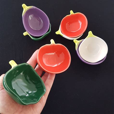 Pier 1 Imports Vegetable Shaped Dip Bowls, Set of 8, Charcuterie Board ...