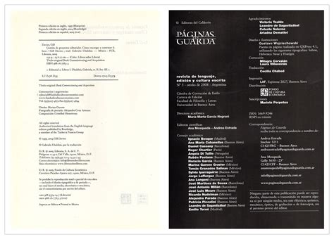 Pagina Copyright Libro