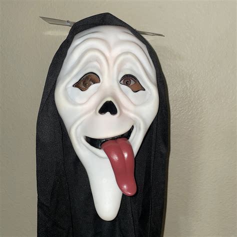 Scream Scary Movie Wassup Ghost Face With Shroud Costume Mask 2023 TAG ...