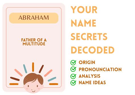 Abraham - Boy Name Meaning and Pronunciation