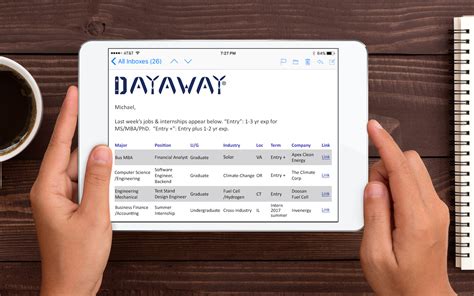 Renewable energy job board emails for college students & recent grads