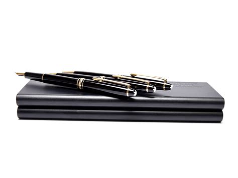 1990s MONTBLANC 144 164 & 165 Meisterstuck Classic Fountain & Ballpoint ...