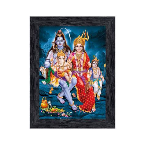 Buy Generic Bhole Nath parivar (Maa Parvati, Ganesh, Kartikey and Shiv ...