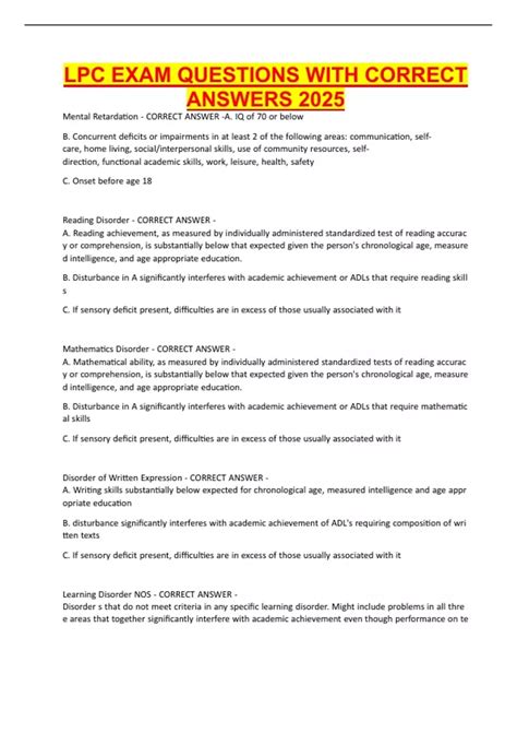 Image result for LPC Exam Questions