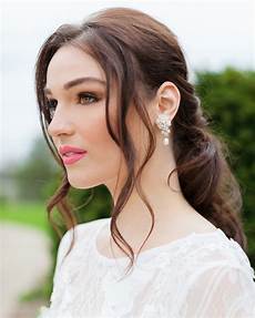 Half Up Half Hair Style Front View For Wedding by Half Up Half Wedding Hairstyles We Martha Half Up Half Hair Style Front View For Wedding